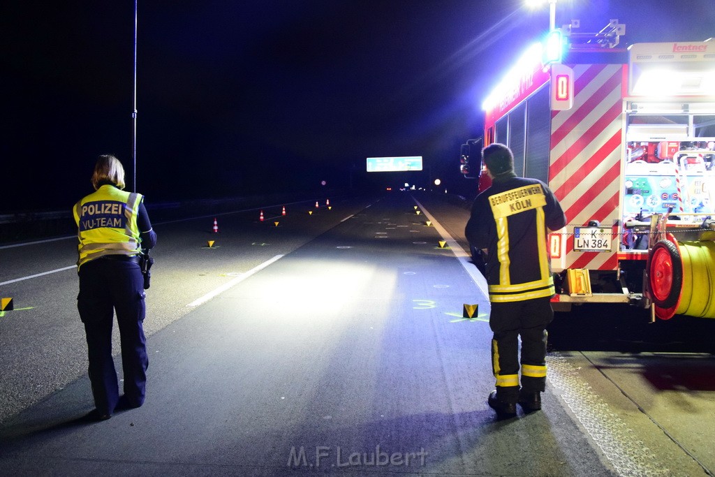 Schwerer VU A 4 Rich Olpe kurz vor AS Koeln Klettenberg P095.JPG - Miklos Laubert